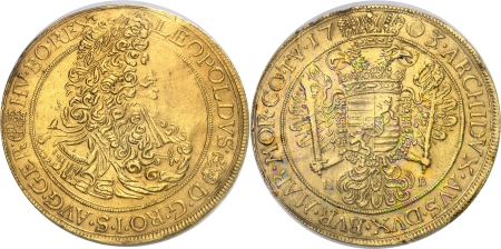 Léopold Ier (1655-1705) - 5 Ducats or - 1703