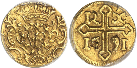Marie Ière (1788-1799) - 12 xerafins or - 1791 Goa