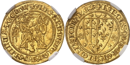 Italie - Naples Charles II d'Anjou (1285-1309)  Salut d'or - Non daté