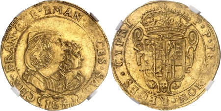 Italie - Savoie Charles Emmanuel II (1638-1675) 4 scudi d’or - 1641 Turin