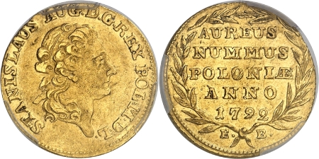 Stanislas Auguste (1764-1795) - Ducat or - 1792 EB Varsovie