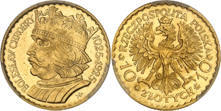 Pologne République (1923-1939)  10 zloty or - 1925 Varsovie