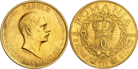 Charles II (1930-1940) - 100 lei or - 1940 Bucarest