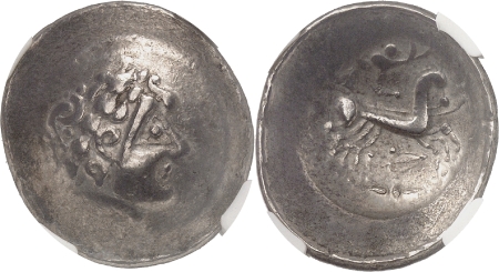 Helvètes - Statère en argent (IIème - Ier siècle av. J.-C) - Magnifique exemplaire.