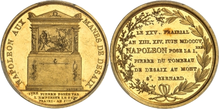 Napoléon Ier (1804-1814) - Médaille en or - 1805 - BRENET et DENON