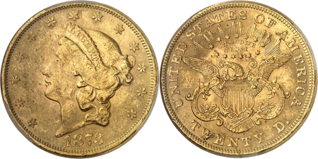 République fédérale (1789 à nos jours) - 20 dollars or - 1873 Philadelphie
