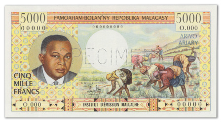 Madagascar - Institut d'Emission Malgache