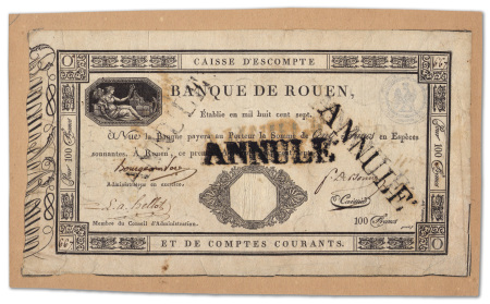 France - Caisse d'Escompte - Banque de Rouen