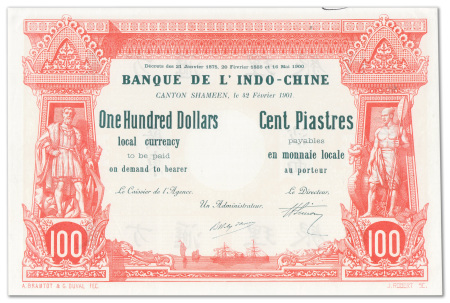 Chine - Banque de l'Indochine