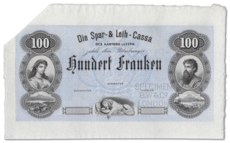 Suisse - Lucerne - Banque Spar & Leih Cassa