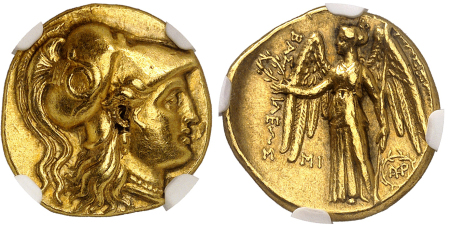Alexandre III (336-323) - Statère en or (311-300) - Babylone - NGC Choice XF - Fine Style