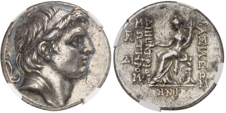 Séleucide - Démétrios I Soter (162-150) - Tétradrachme - NGC Choice VF