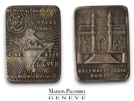 Inde - Lingot en argent de 5 tolas