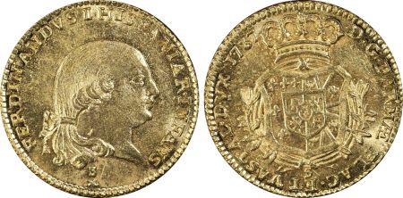 Doppia 1787 S - PCGS MS 64 - Only one in MS! - Top pop!