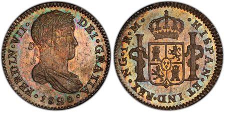 Réal 1820 NG M - PCGS MS 64+