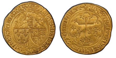 Salut d'or ND (1423) - Saint-Lô - PCGS UNC