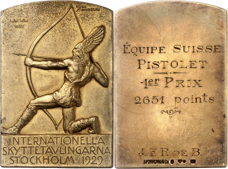 Suisse - Suède - Revilliod de Budé - Tir